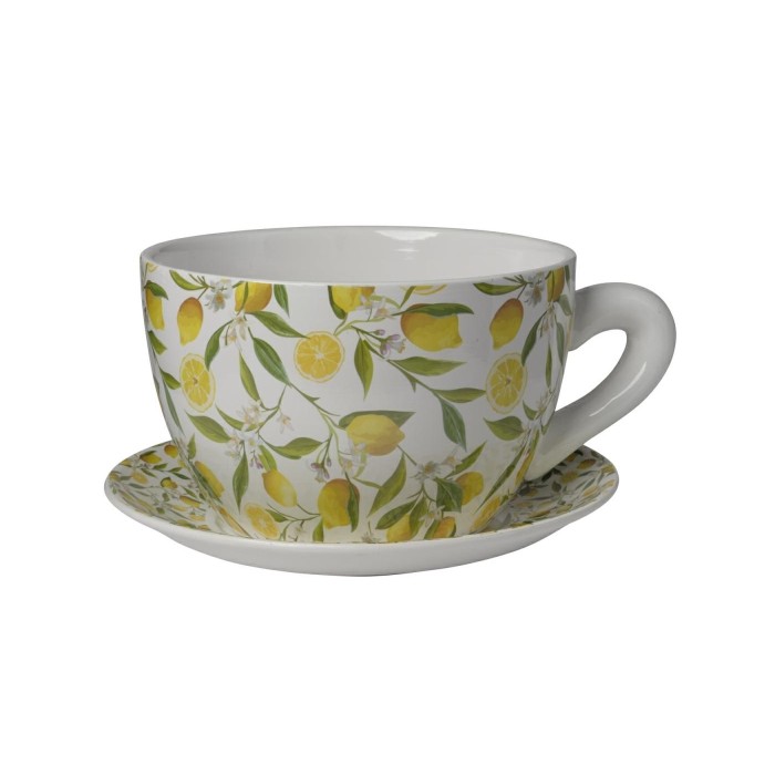 TAZZA CON PIATTINO CM26X19X12 LEMON